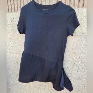 All Saints black short-sleeve (Lauryn Tee)- Size M